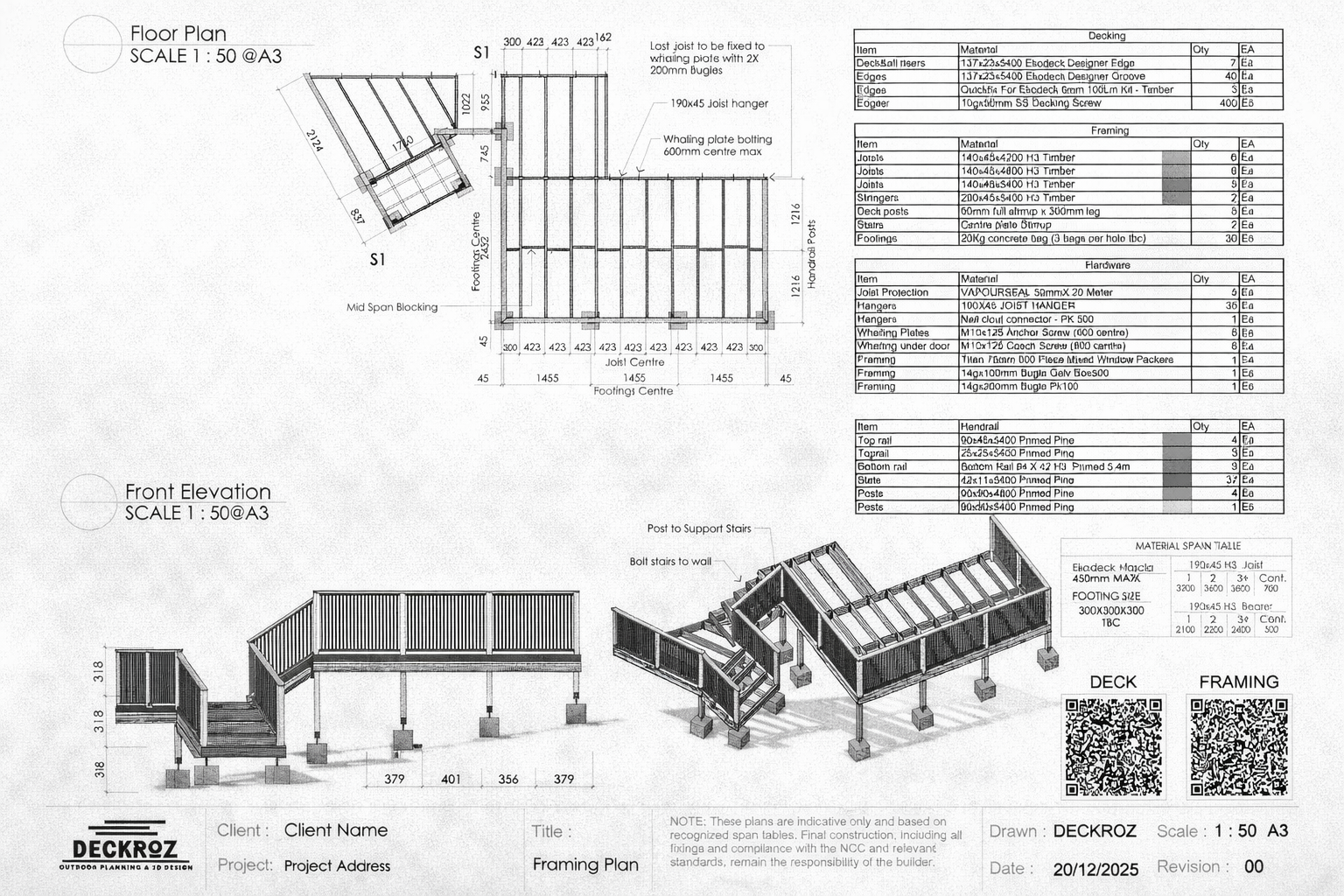 Construction Plans & BOQ